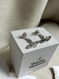 Vivienne Westwood Saturn Long Earrings оригинал сережки серьги