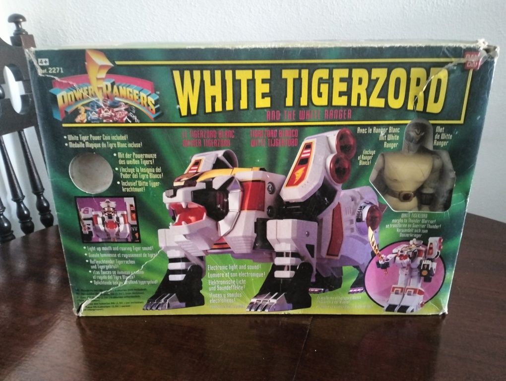 White Tigerzord Mighty Morphin Power Rangers - Bandai