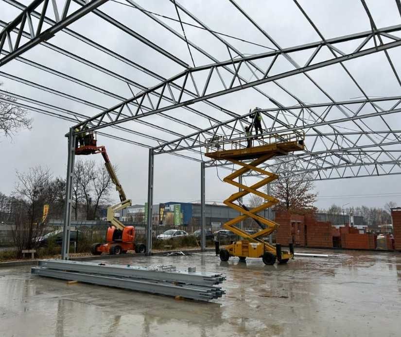 Wynajem podnośników nożycowych.