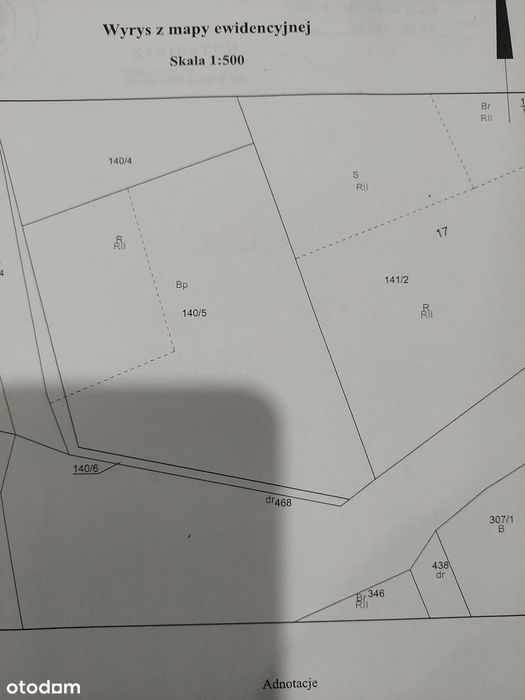 działka budowlana w Węży gm. Korfantów