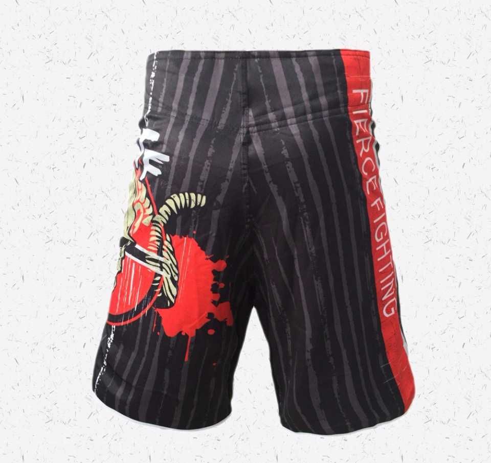 Calções MMA Caveira Muay Thai Boxe - L