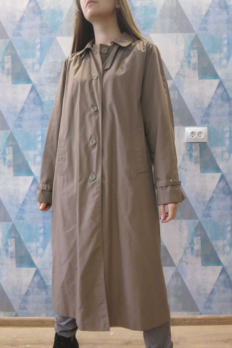 Плащ вінтажний максі ретро