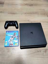 Konsola PS4 slim 1 TB, plus gra FIFA 19,orginalny pad i stacja ładując