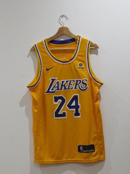 Jersey NBA Kobe Bryant | Lakers Amarela | Swingman NOVA | Tamanho M