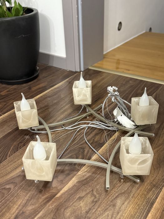 Żyrandol komplet z żarowkami