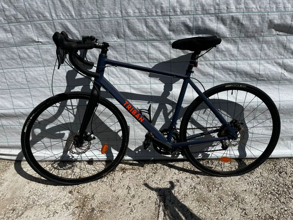 Bicicleta estrada pouco uso decathlon tamanho L