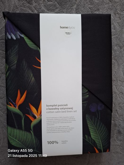 Pościel bawełna satynowa home&you 160×200