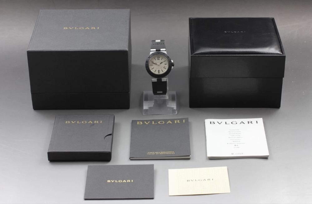 BVLGARI Aluminium AL38TA White Dial 38mm Automatic Men Watch