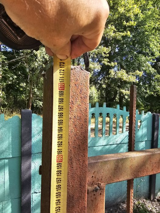 Ворота залізні дачні