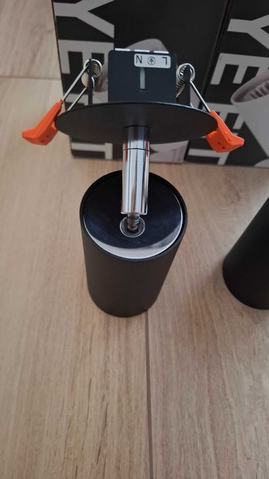 Nowodvorski oprawa wpuszczana tuba ruchomy reflektor 2 szt czarna Nowe