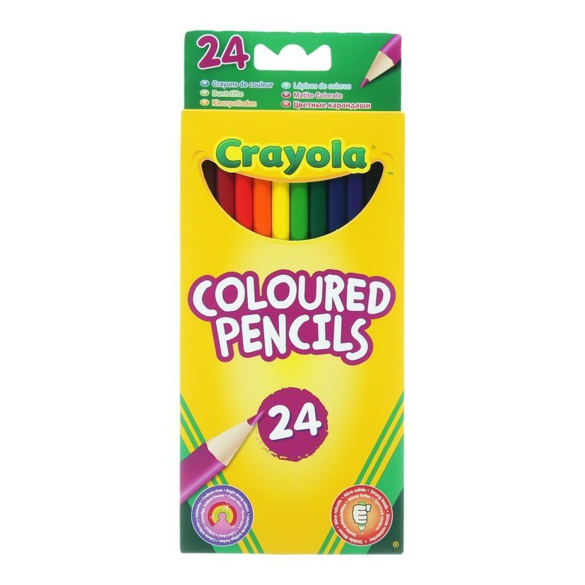 Crayola кольорові олівці 24 шт