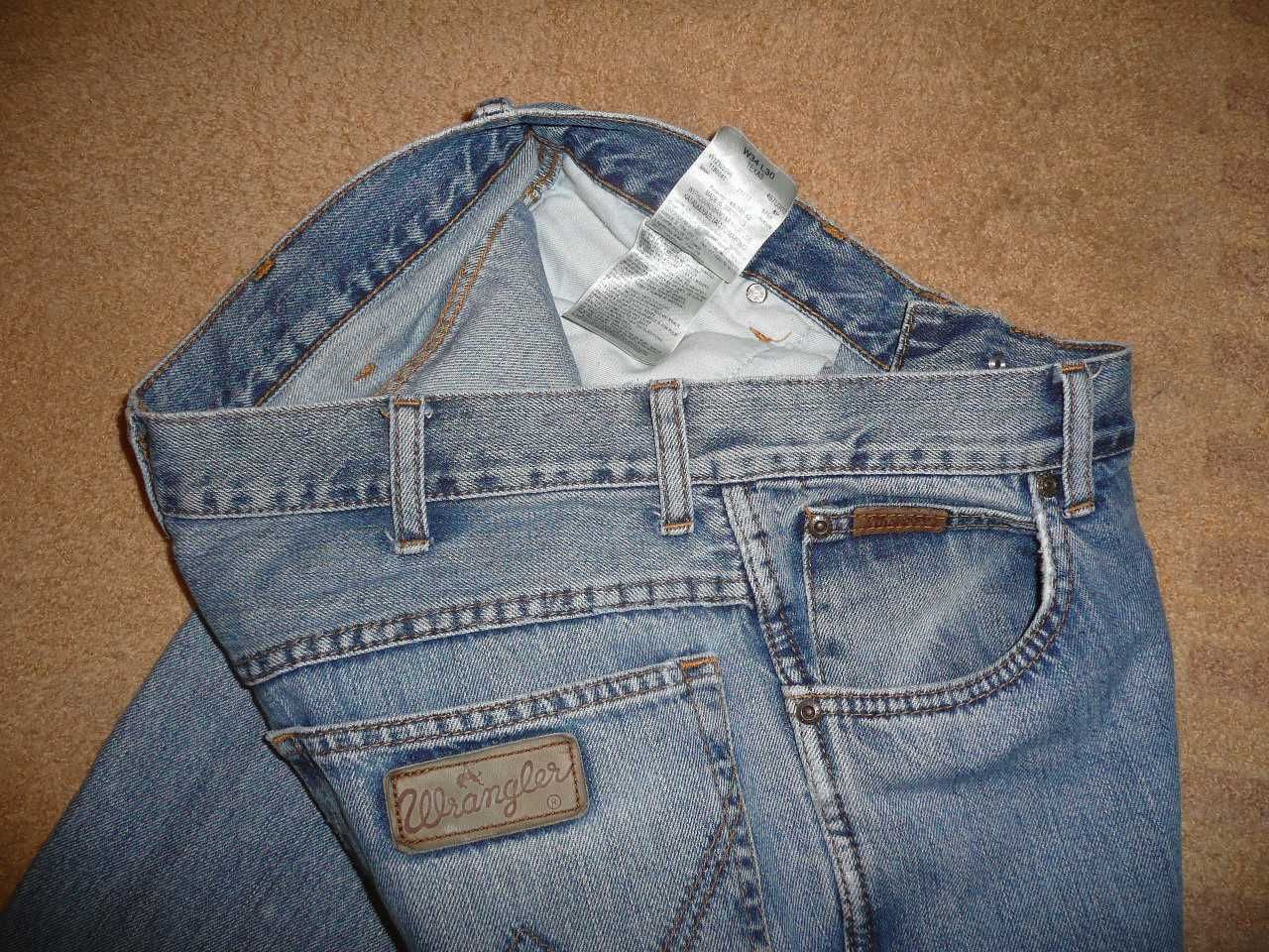 Spodnie dżinsy WRANGLER W34/L30=45,5/102cm jeansy