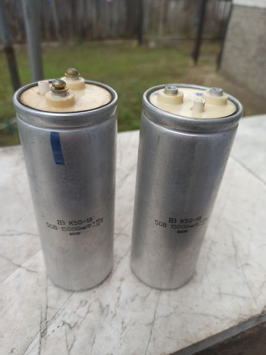 Конденсаторы к50-18 50в 15000мкф