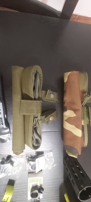 vários materias de airsoft