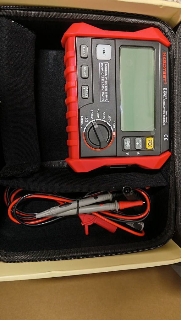 Habotest Ht5205 tester ciągłości, izolacji