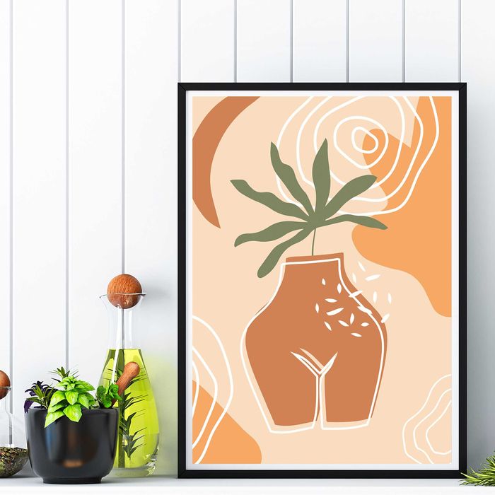 plakat w stylu boho, stylowy plakat minimalizm , plakat abstrakcja