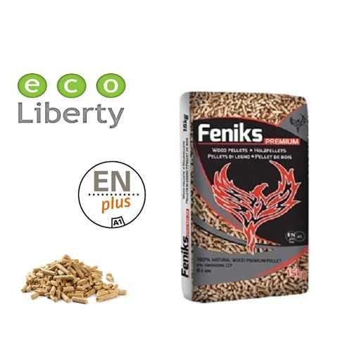 Pellet Drzewny FENIKS Premium 6mm - Certyfikat ENplus A1 / Pelet A1