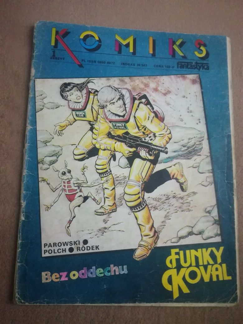 Funky Koval Bez oddechu komiks Fantastyka 1987