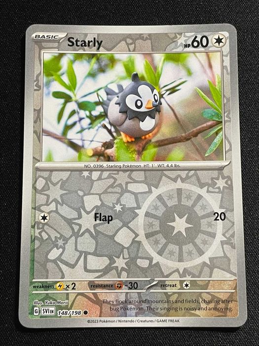Carta Pokémon Starly 148/198 Scarlet & Violet