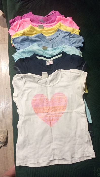 Paczka koszulek,bluzek dla dziewczynki