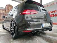 Tłumik końcowy przelotowy Golf 7 GTI edition 2x100mm