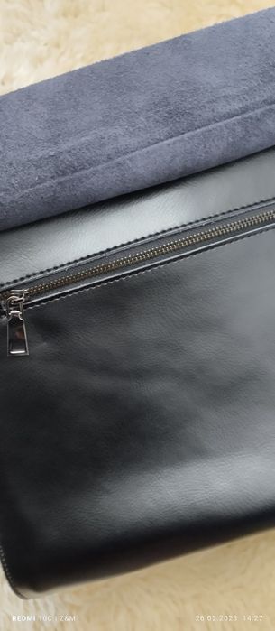 Жіноча Сумка портфель натуральна шкіра