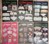 Conjunto de várias revistas O Meu Crochê, 6 + 15 moldes para crochê