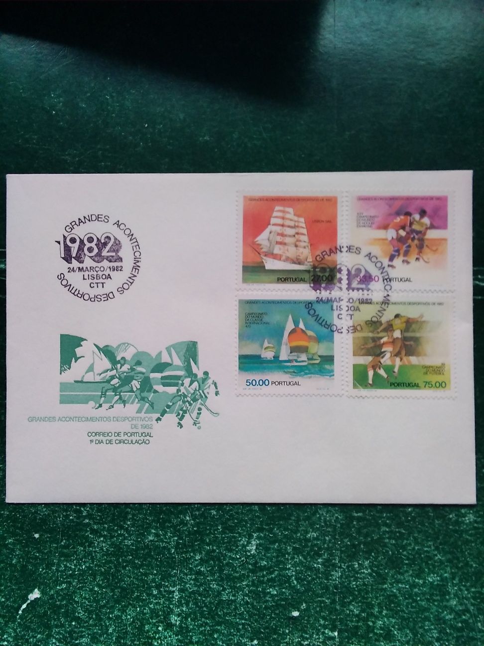 1982 FDC Grandes Acontecimentos Desportivos De 1982 MNH **
