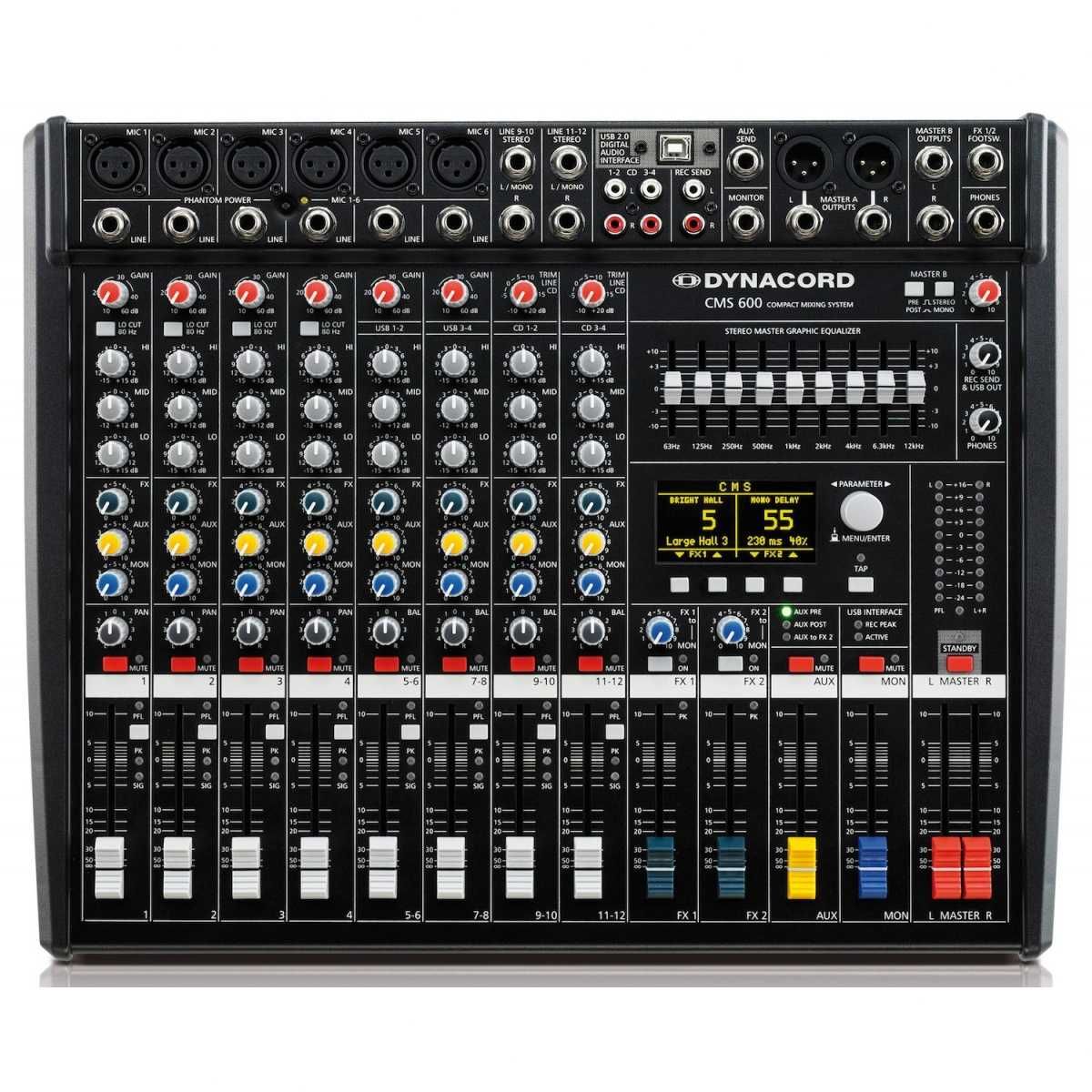 DYNACORD CMS 600-3 8-kanałowy, kompaktowy system miksujący