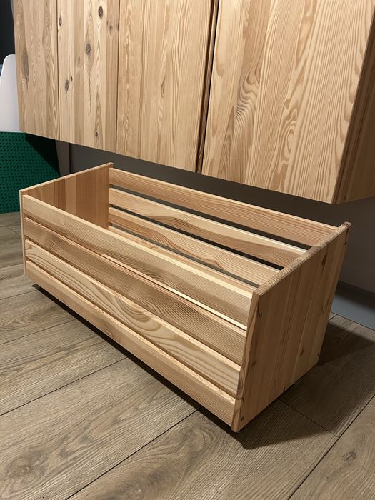 Ivar, 2 pojemniki z kółkami, sosna, Ikea