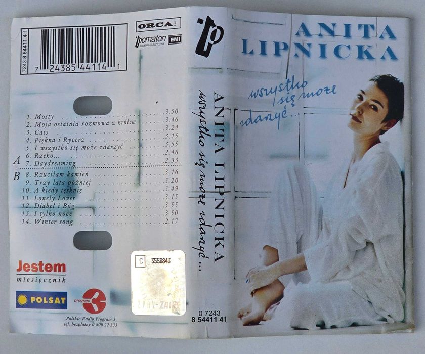 Kaseta audio Anita Lipnicka - Wszystko się może zdarzyć...