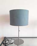 Candeeiro Mesa Metal Cinzento