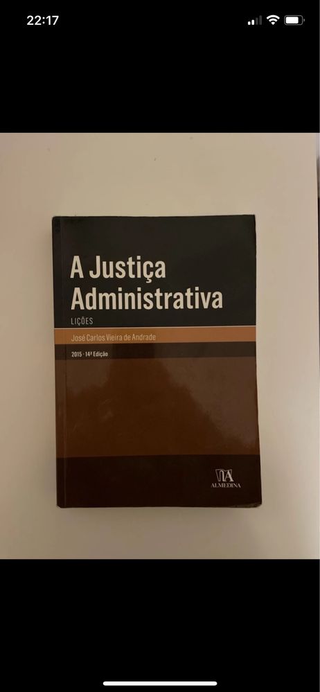 A justiça administrativa -Vieira de Andrade