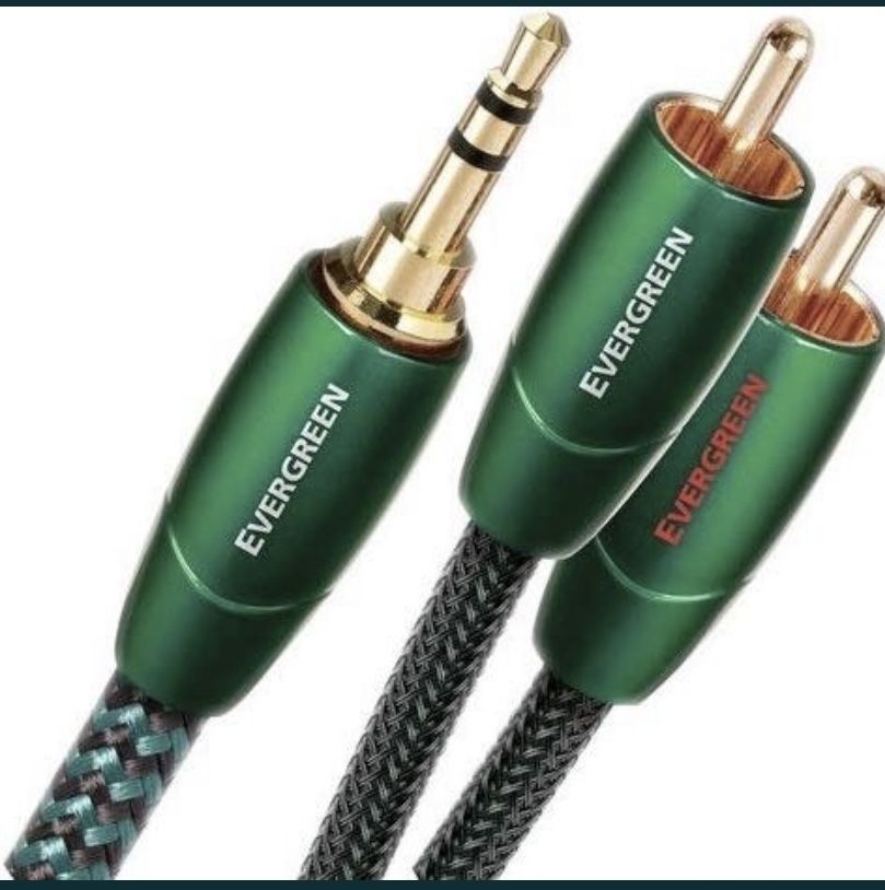 AudioQuest -HDMI -X -1 m/ Evergreen 1m 3.5mm - RCA /sub 2.0m IRISH RED