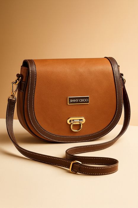Torebka Jimmy choo torba crossbody listonoszka na pasku mała