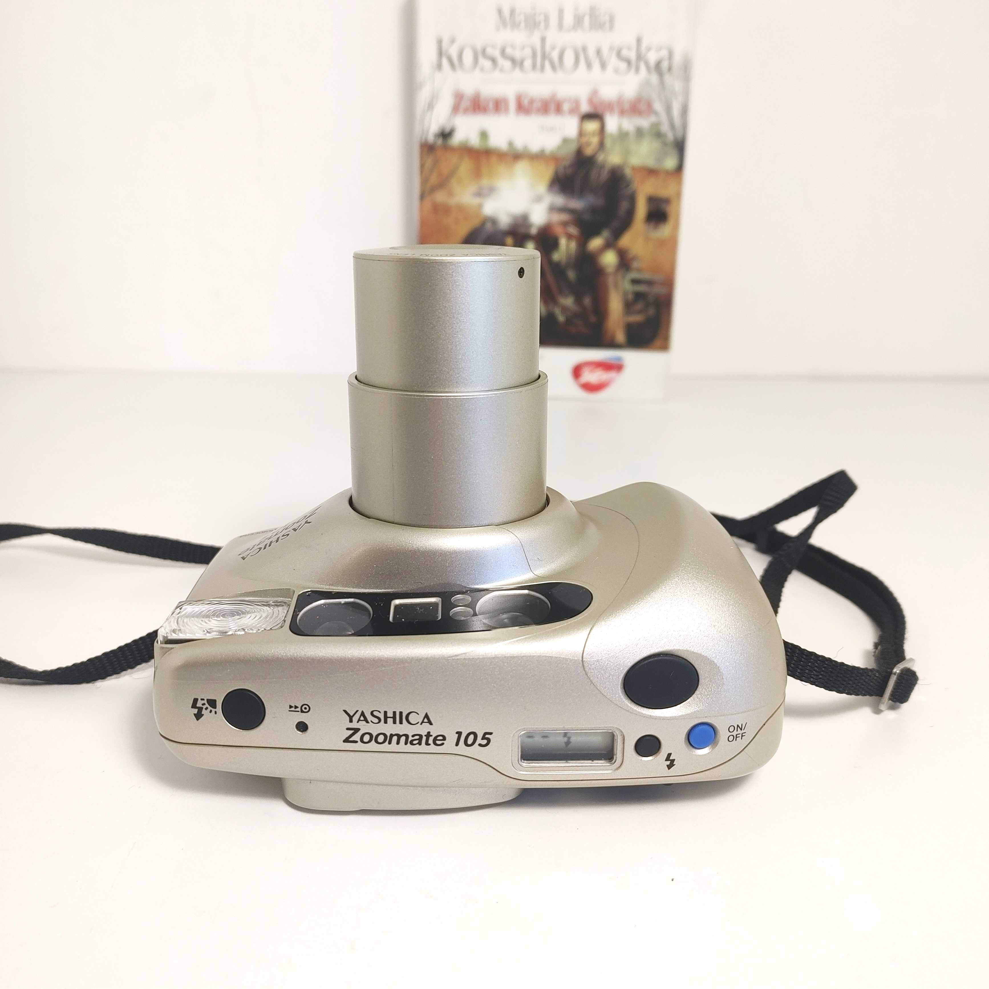 Bardzo ładna niepospolita YASHICA Zoomate 105 Analogowy aparat foto