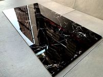 Czarny MARMUR POLEROWANY 120x60 wysoki POŁYSK g.I