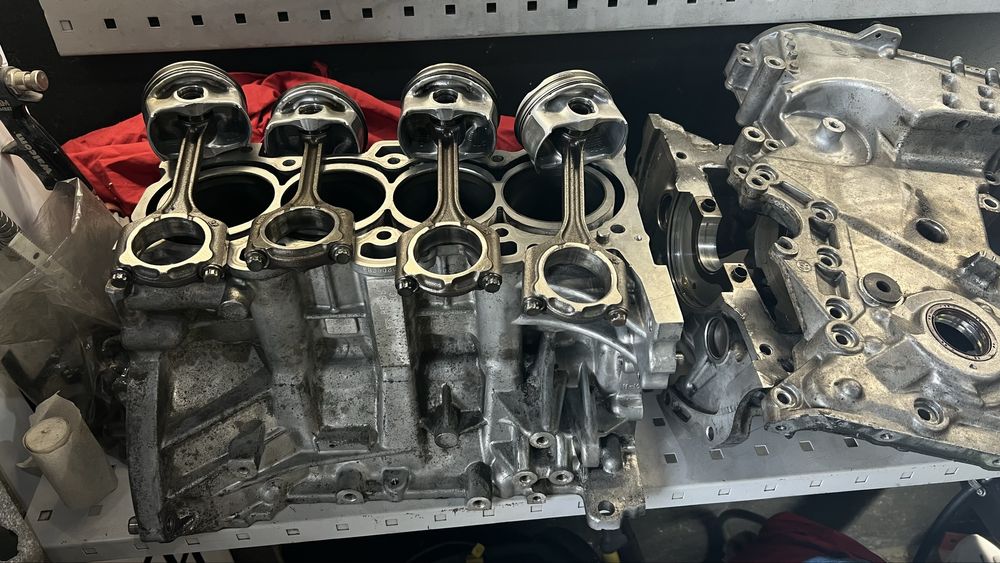 Блок kia hyundai L4NA 2.0 Lpi, коленвал, шатуны, поршня