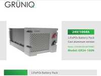 Новий LiFePO4 акумулятор GRÜNIQ GR24-100N 24V 100Ah (BMS, BYD Cell)