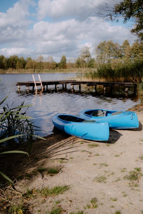 Dom nad Jeziorem Okrągłe, własna plaża, pomosty, ka