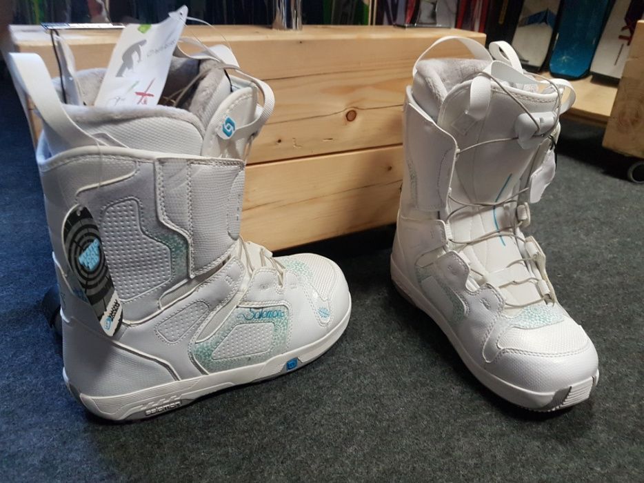 Buty snowboardowe Salomon pearl White 24 cm 38 eu Nowe wysyłka