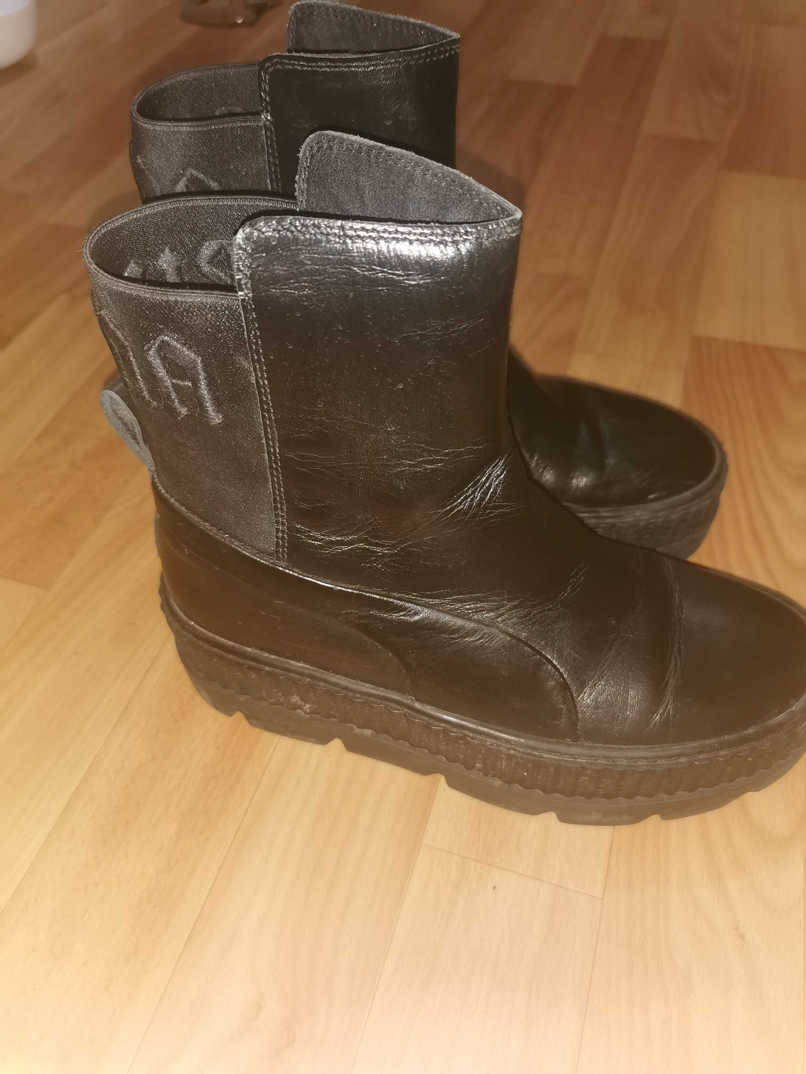 Шкіряні сапоги Puma 23см