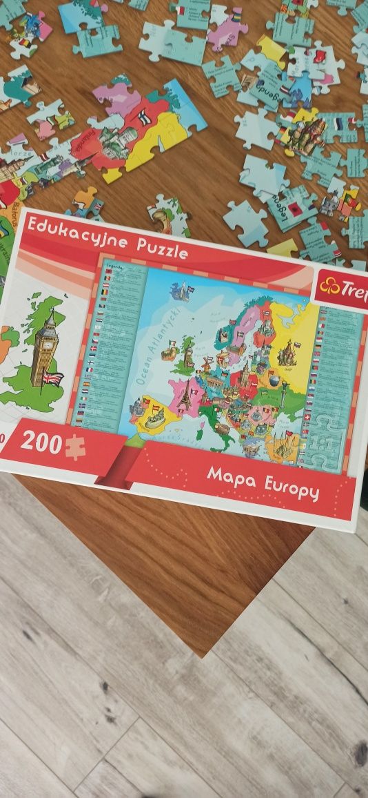 Puzzle Trefl MAPA EUROPY