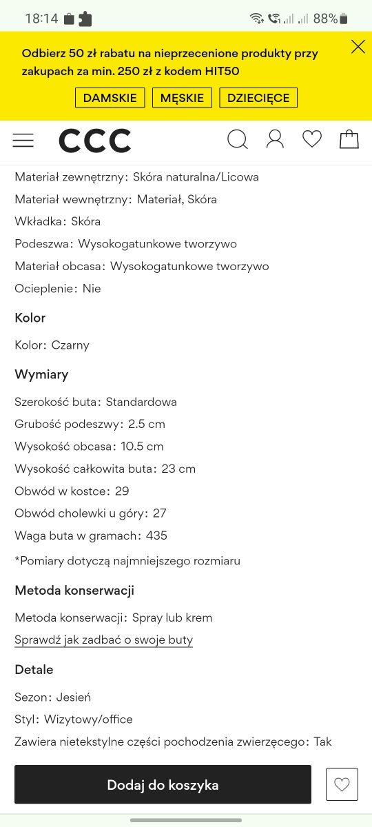 Gino Rossi Nowe Czarne botki na koturnie