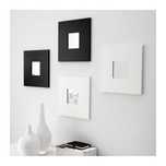 Espelhos pretos IKEA Novos - Conjunto de 4