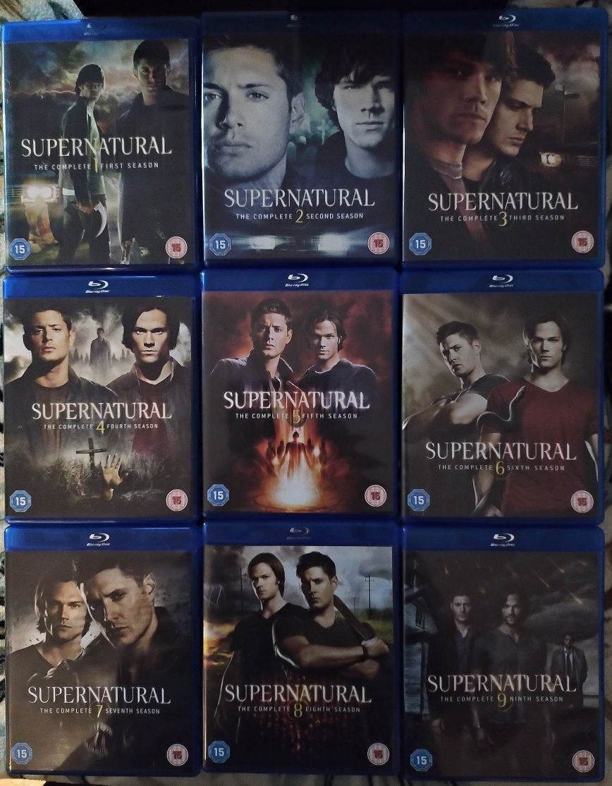 Supernatural blu-ray sezony 1-9