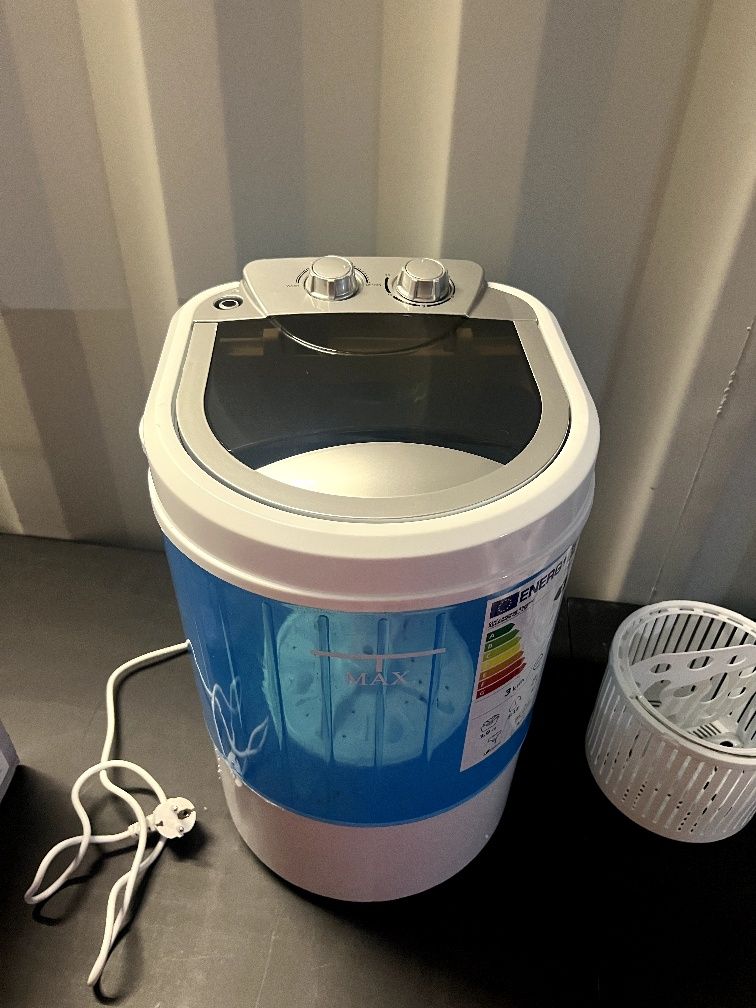 Pralka turystyczna Blumill - 3kg, wirówka, kempingowa, vanlife,do auta