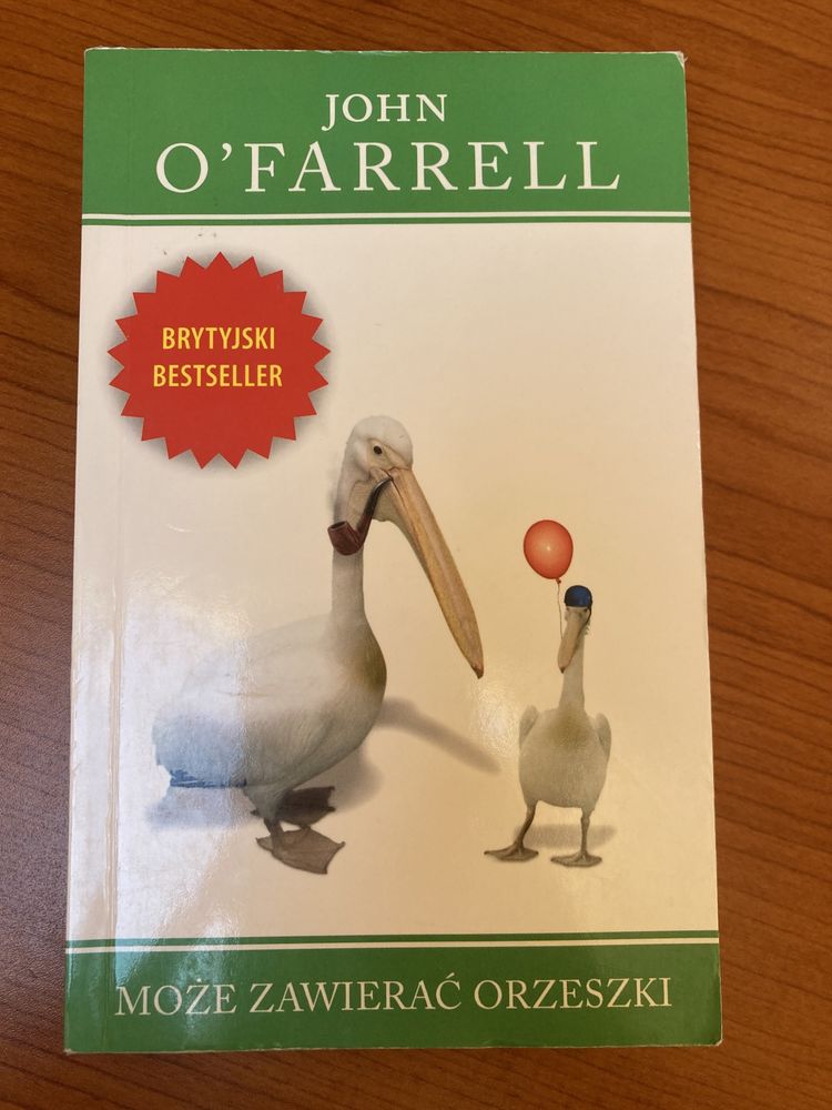 Może zawierać orzeszki John O’Farrell