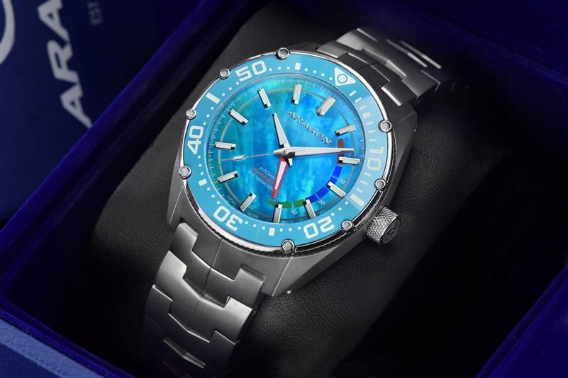 Годинник ARAGON Virtuoso BLU TITANIUM Ceramic Sapphire Automatic 44 mm