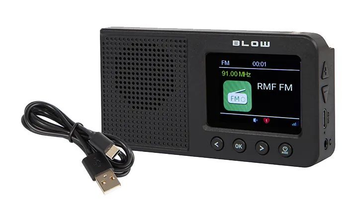 Radio kuchenne cyfrowe FM DAB+ przenośne BLOW RK3 Bluetooth 77-573#